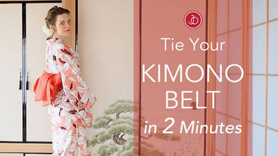 Tie Your Kimono Obi Belt in 2 Minutes