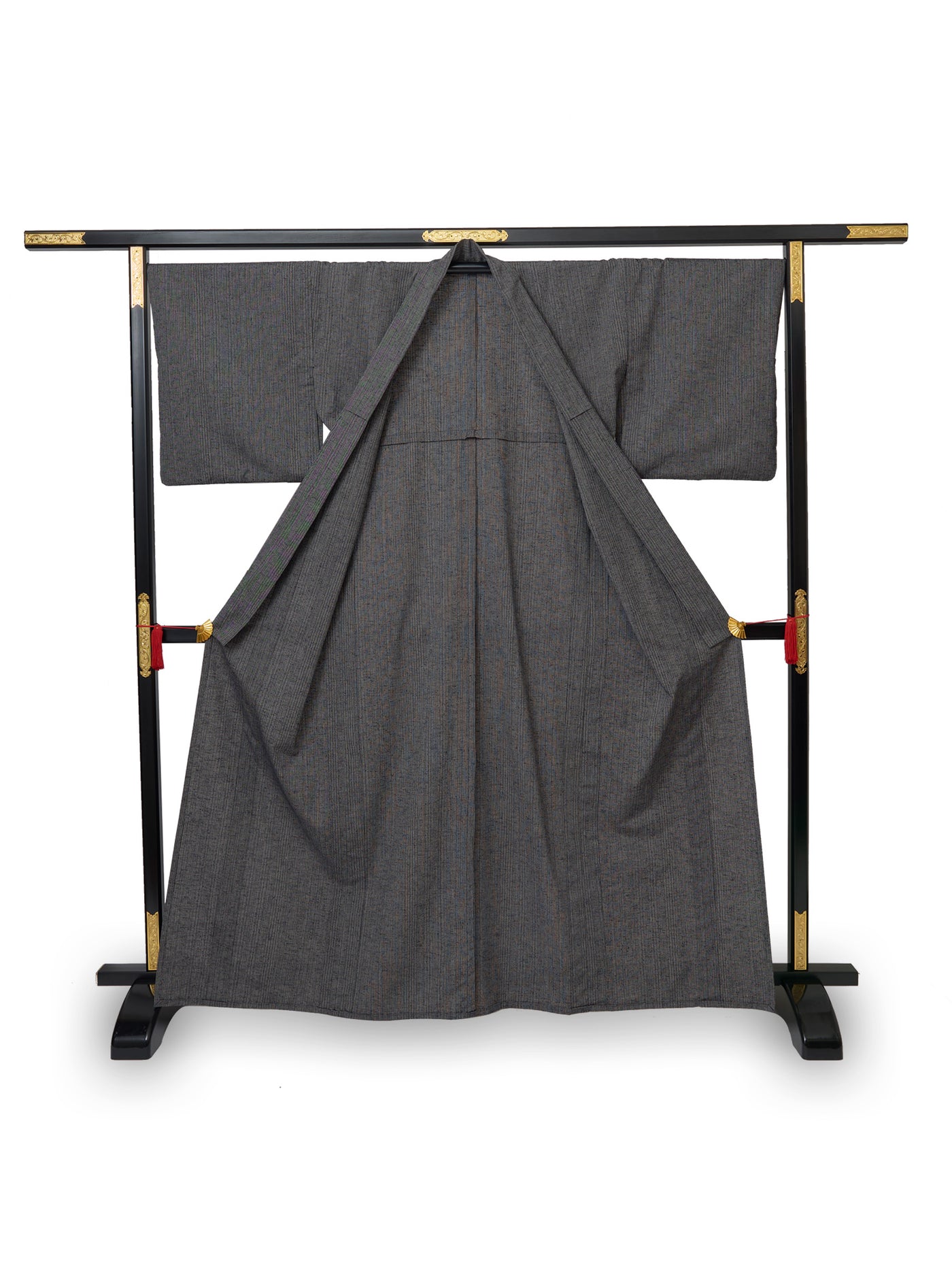 Sumi Black Kurume Cotton Kimono