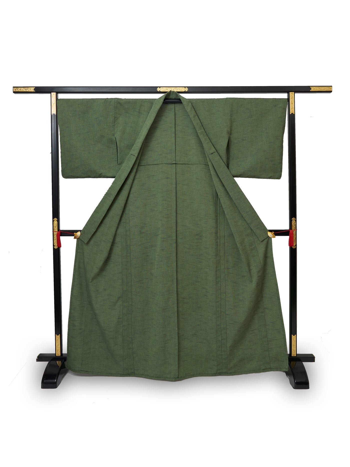 Kimono Vert Matcha en Coton Kurume