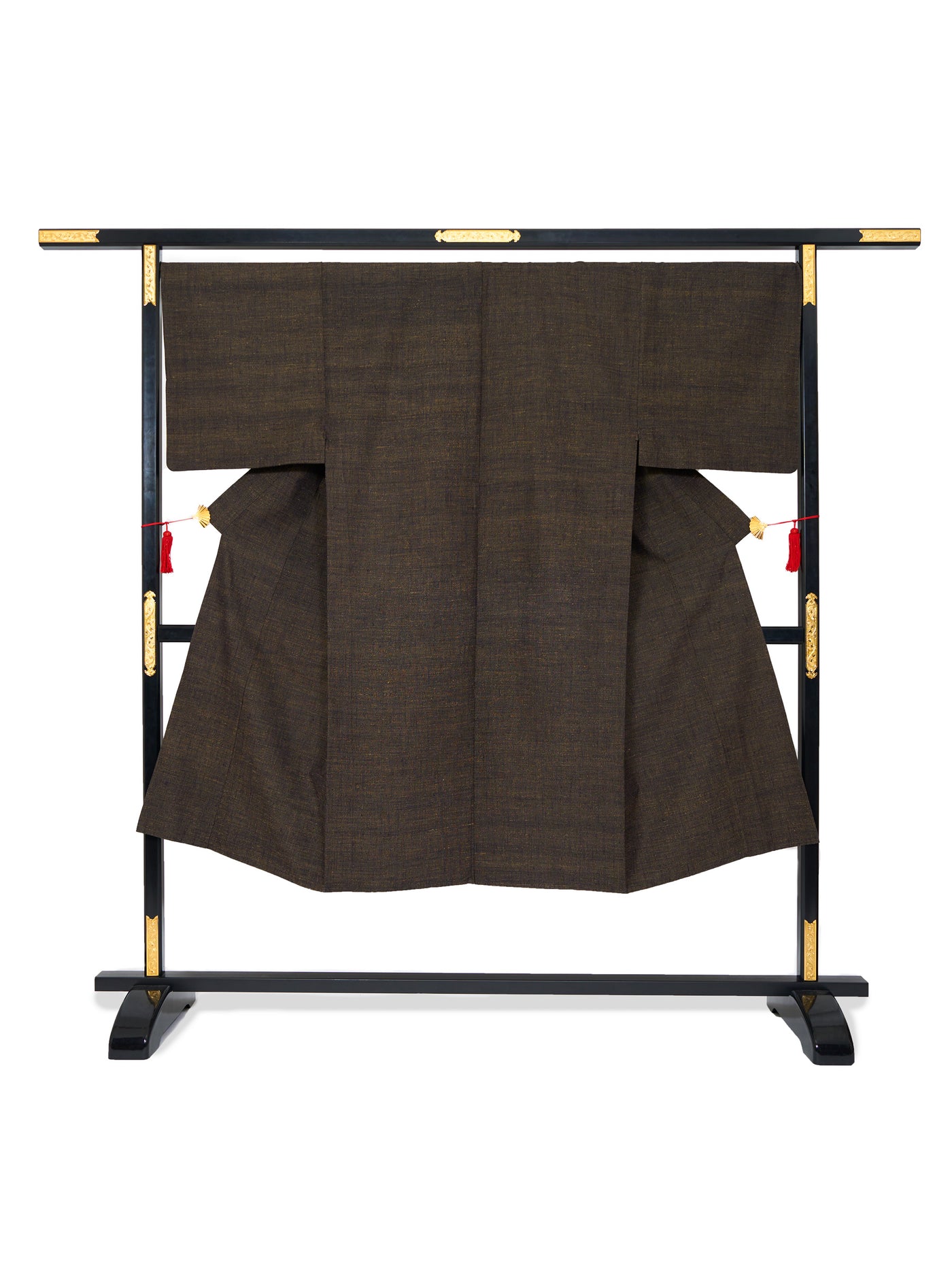 Men's Vintage Silk Brown Japanese Kimono