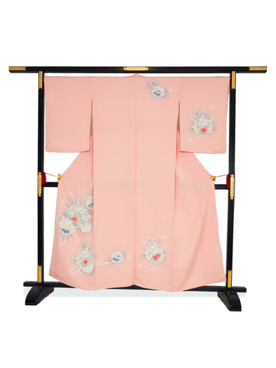 Women's Vintage Silk Ikebana Japanese Kimono