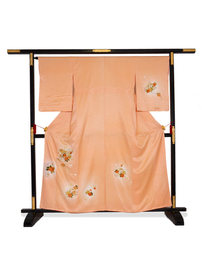 Kimono Japonais Vintage Basha en Soie pour Femme