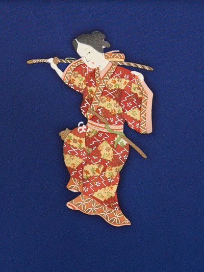 Women's Vintage Silk Joseirashi Japanese Kimono