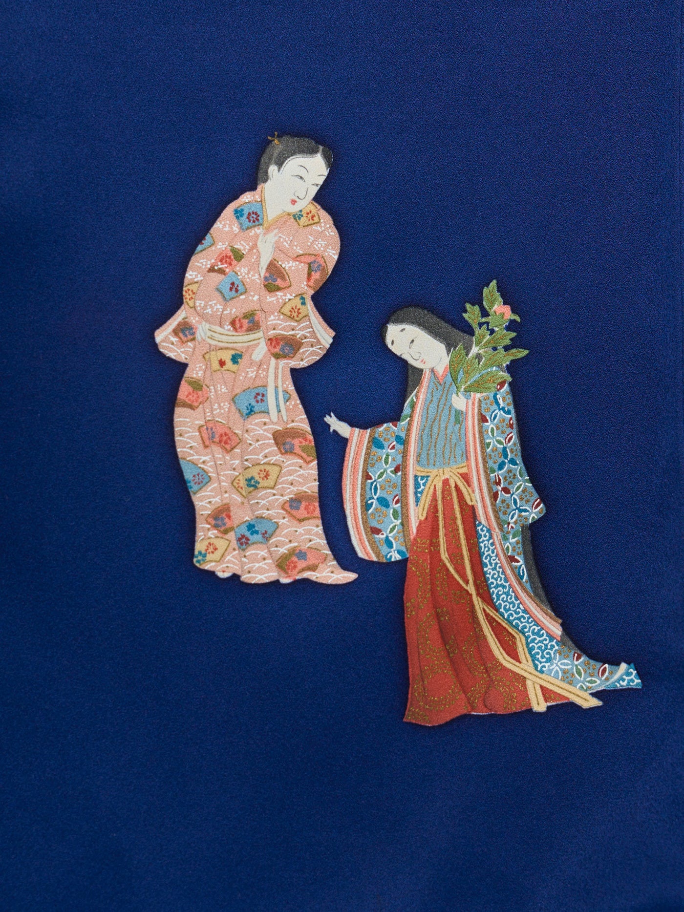 Women's Vintage Silk Joseirashi Japanese Kimono