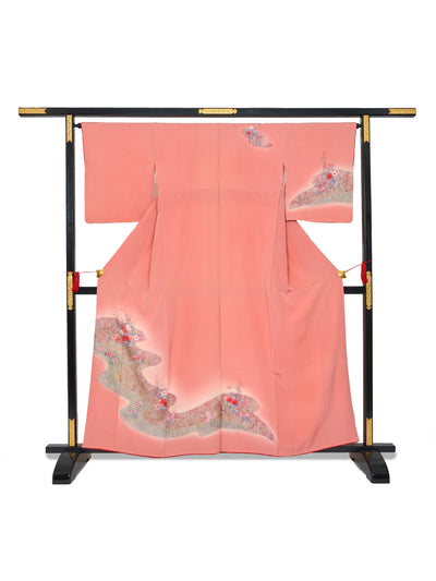 Kimono Japonais Vintage Niwa en Soie