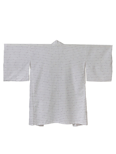 Veste Haori Traditionnelle Blanche Hikari