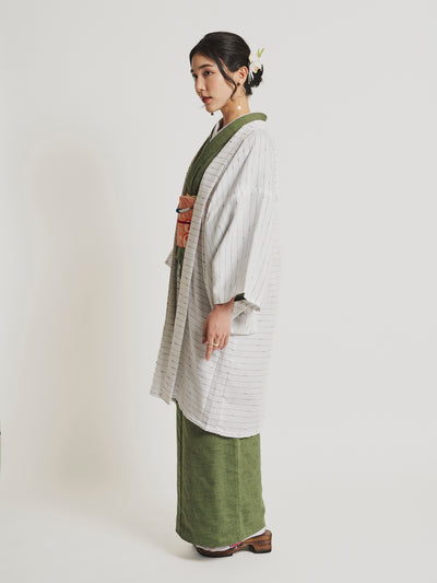 Hikari White Traditional Haori Jacket