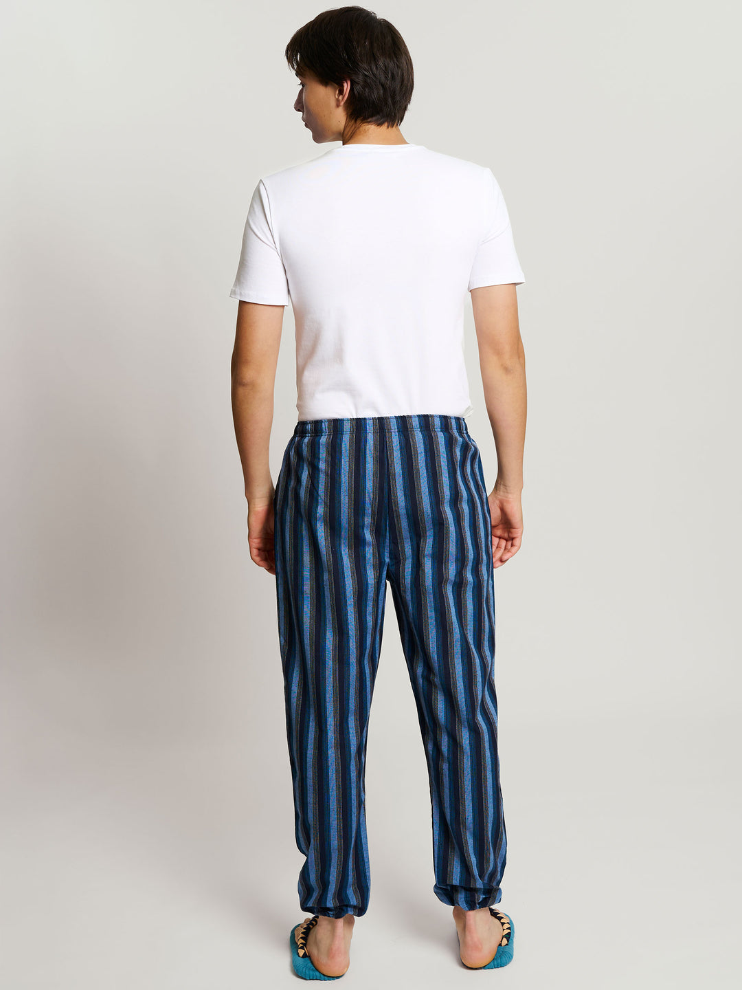 鲣染纹男士日式休闲棉裤– Japan Objects Store