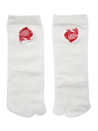 Chausettes Tabi Dorade en Blanc