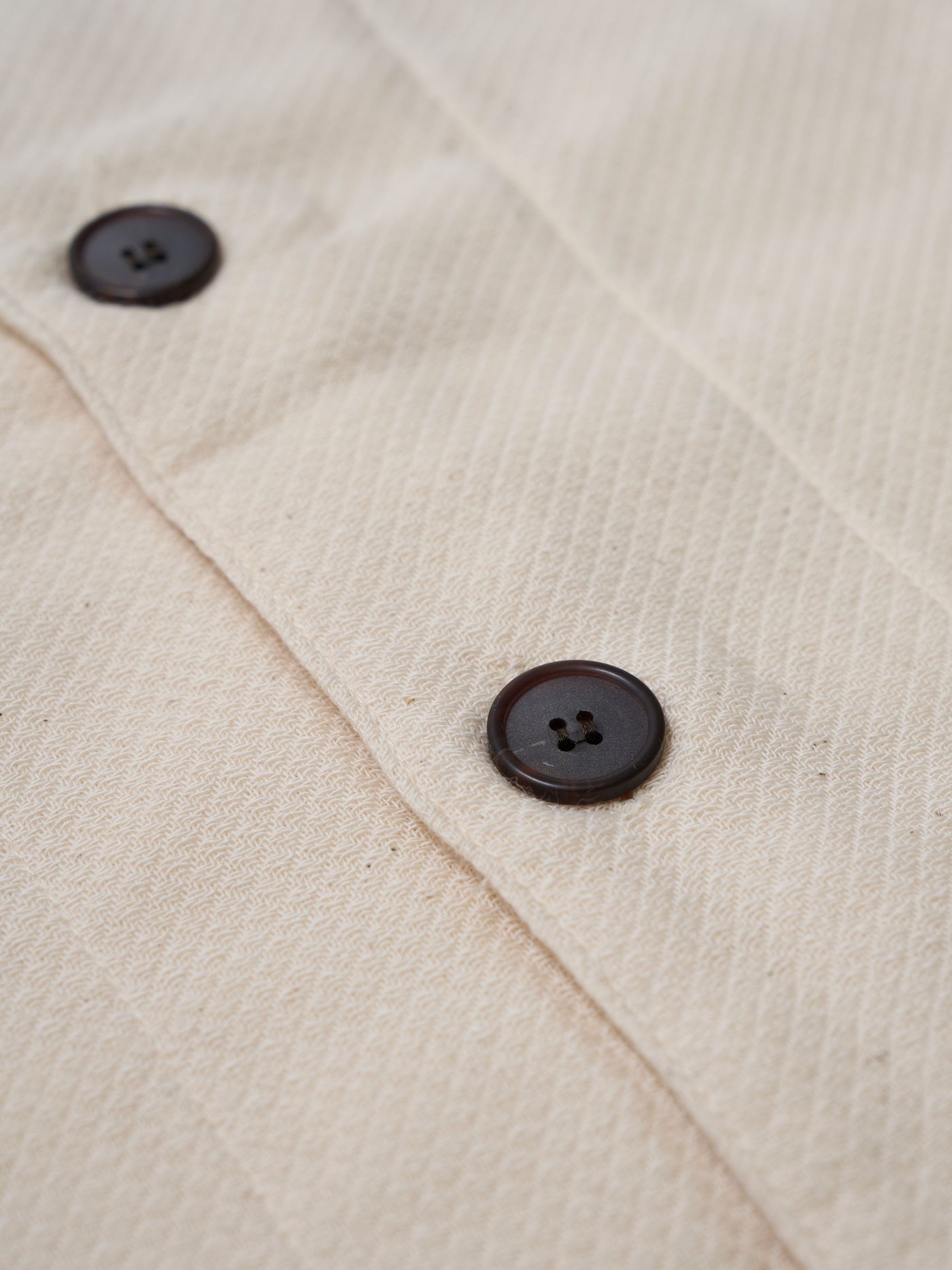 Samue Heritage-Cut Cotton Gauze Pajama Set in Ivory