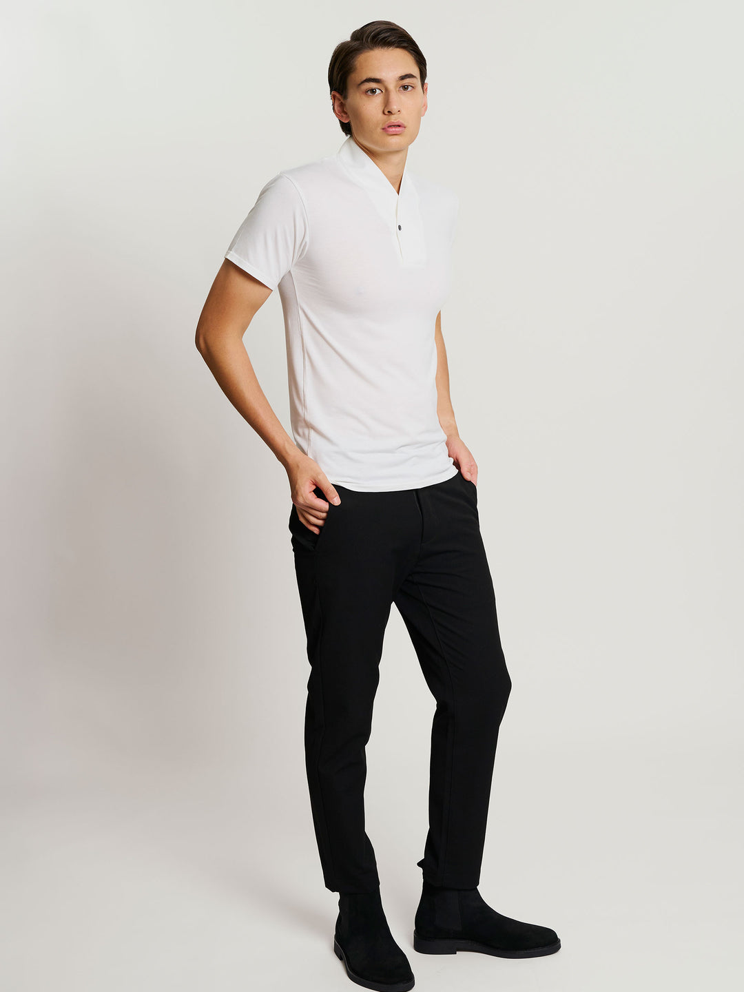 Kimono Collar T-Shirt | Japan Objects Store