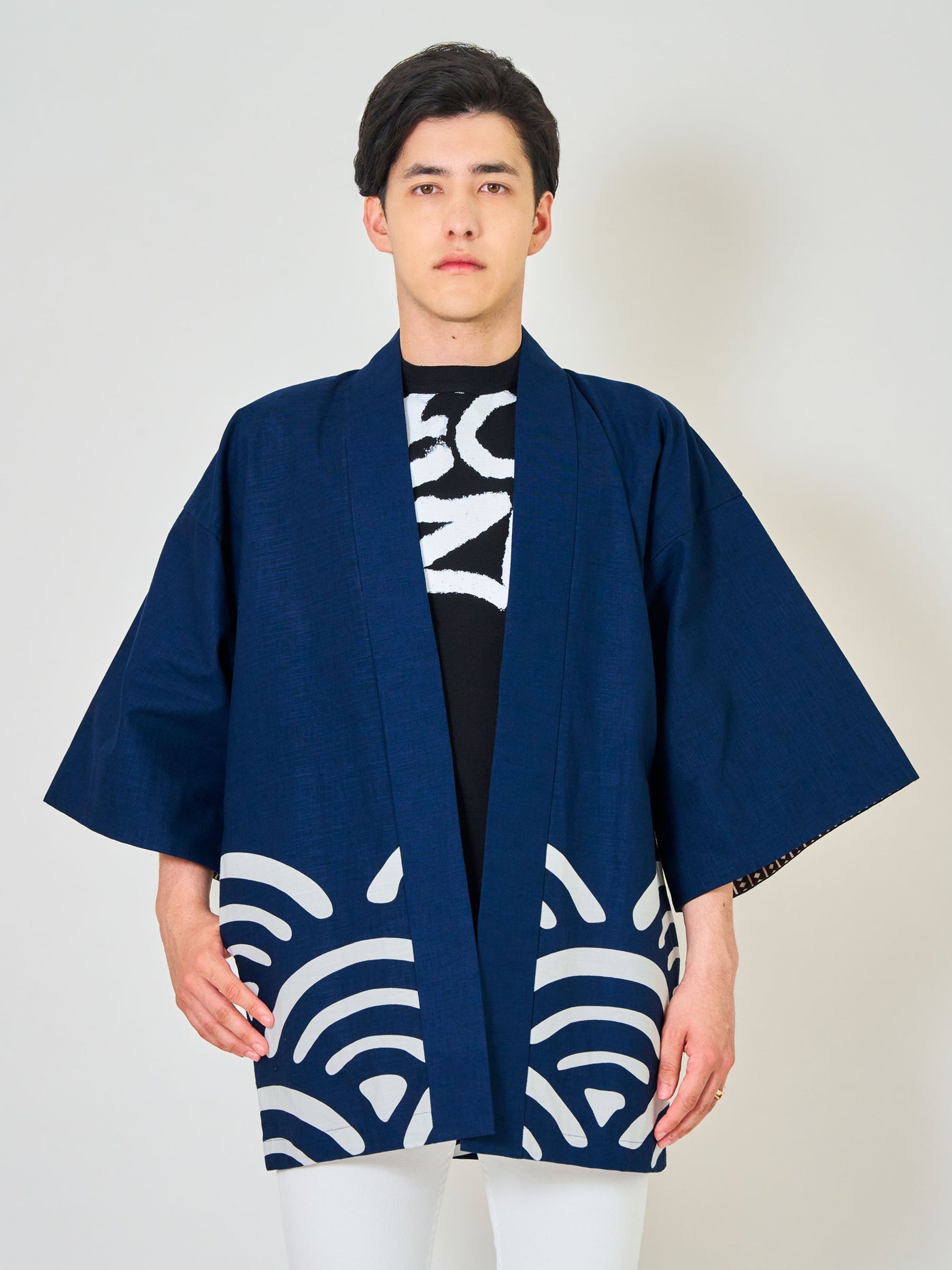 Seigaiha Men’s Kimono Jacket