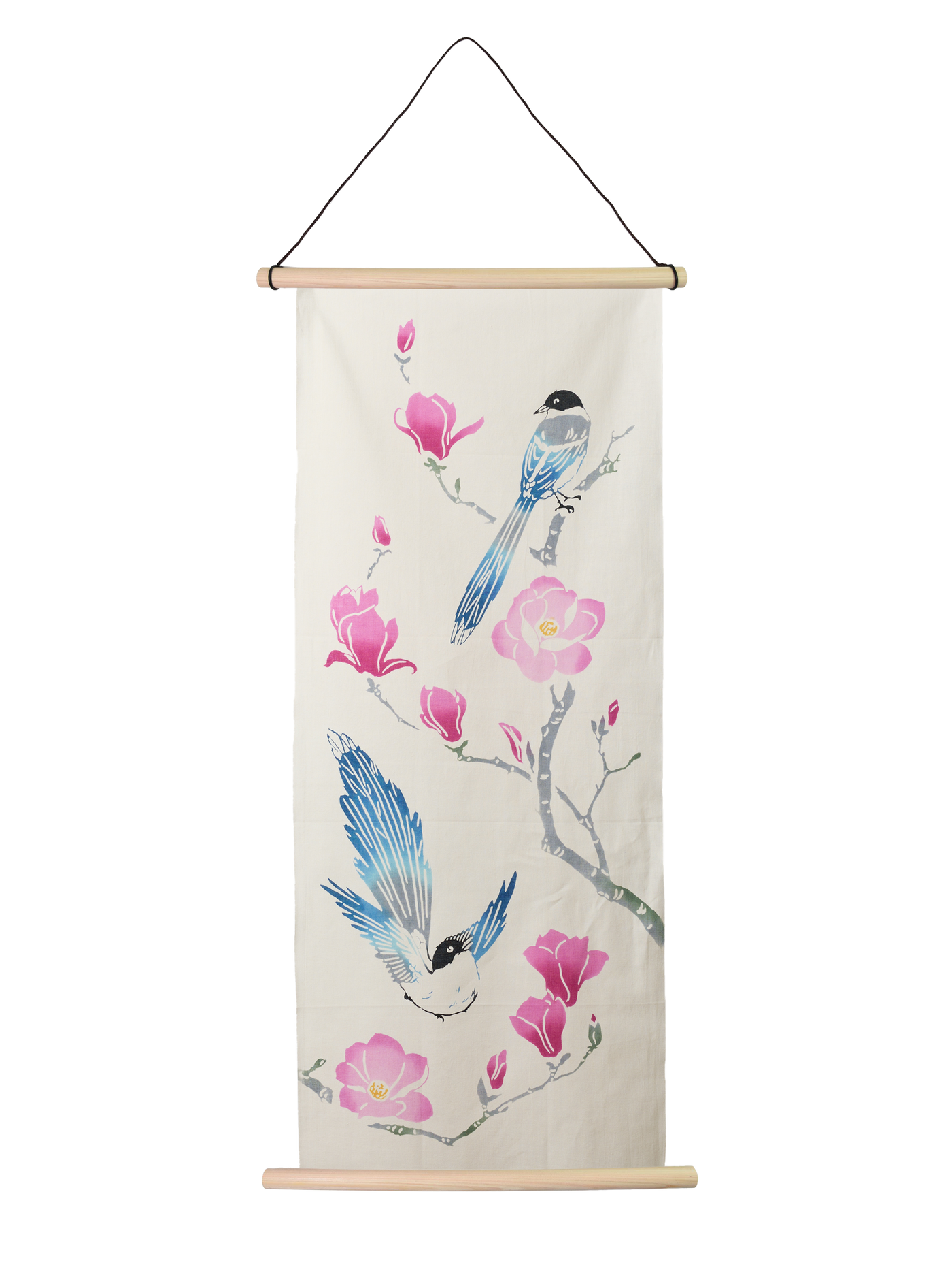Magnolia & Onaga Bird Tenugui Towel