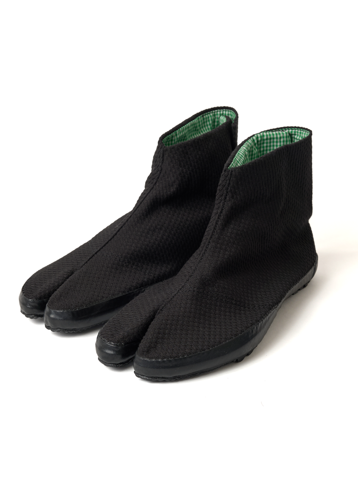 Black Sashiko Jikatabi Shoes | Japan Objects Store