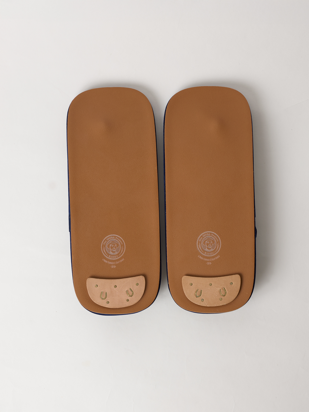 Navy Tatami Rush Grass Men's Setta Sandals | Japan Objects Store