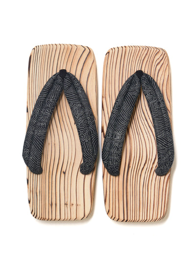 Hita Cedar Wooden Men’s Geta Sandals