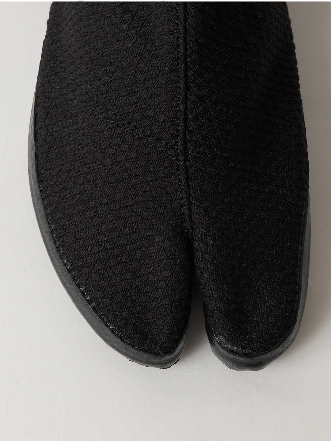 Black Sashiko Jikatabi Shoes | Japan Objects Store