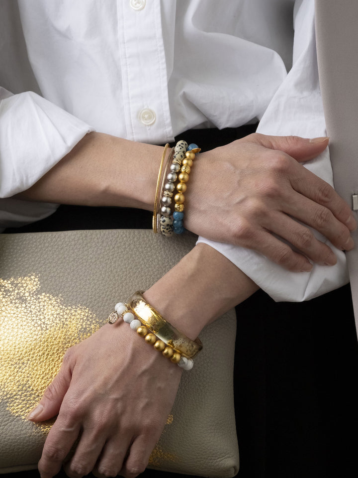 Gold Leaf Bangle by Hakuza | Japan Objects Store