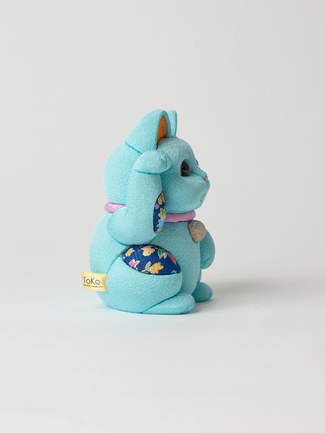 Maneki Neko Lucky Cat in Blue | Japan Objects Store