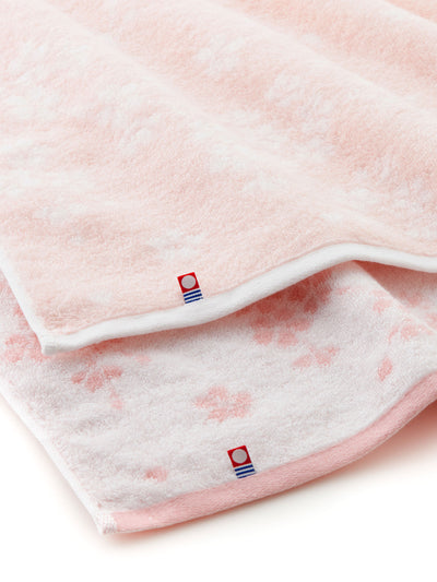 Ensemble de serviettes de bain Sakura par Imabari Kinsei