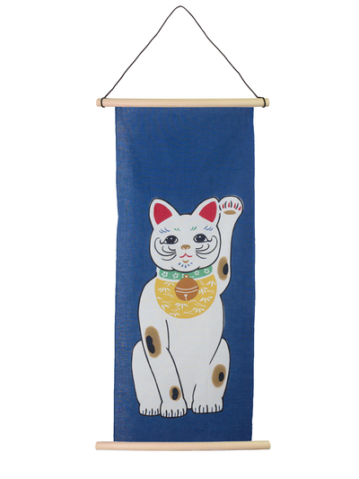Lucky Cat Tenugui Towel