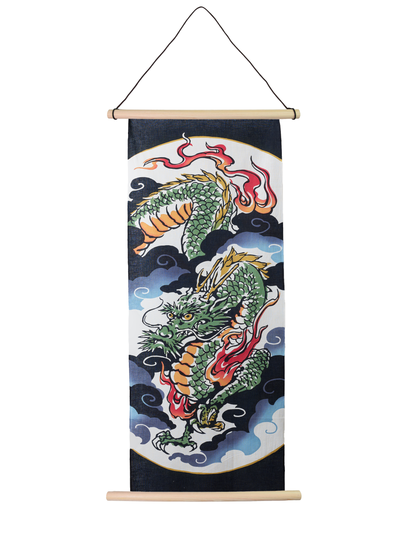 玉龙纹日式手拭巾