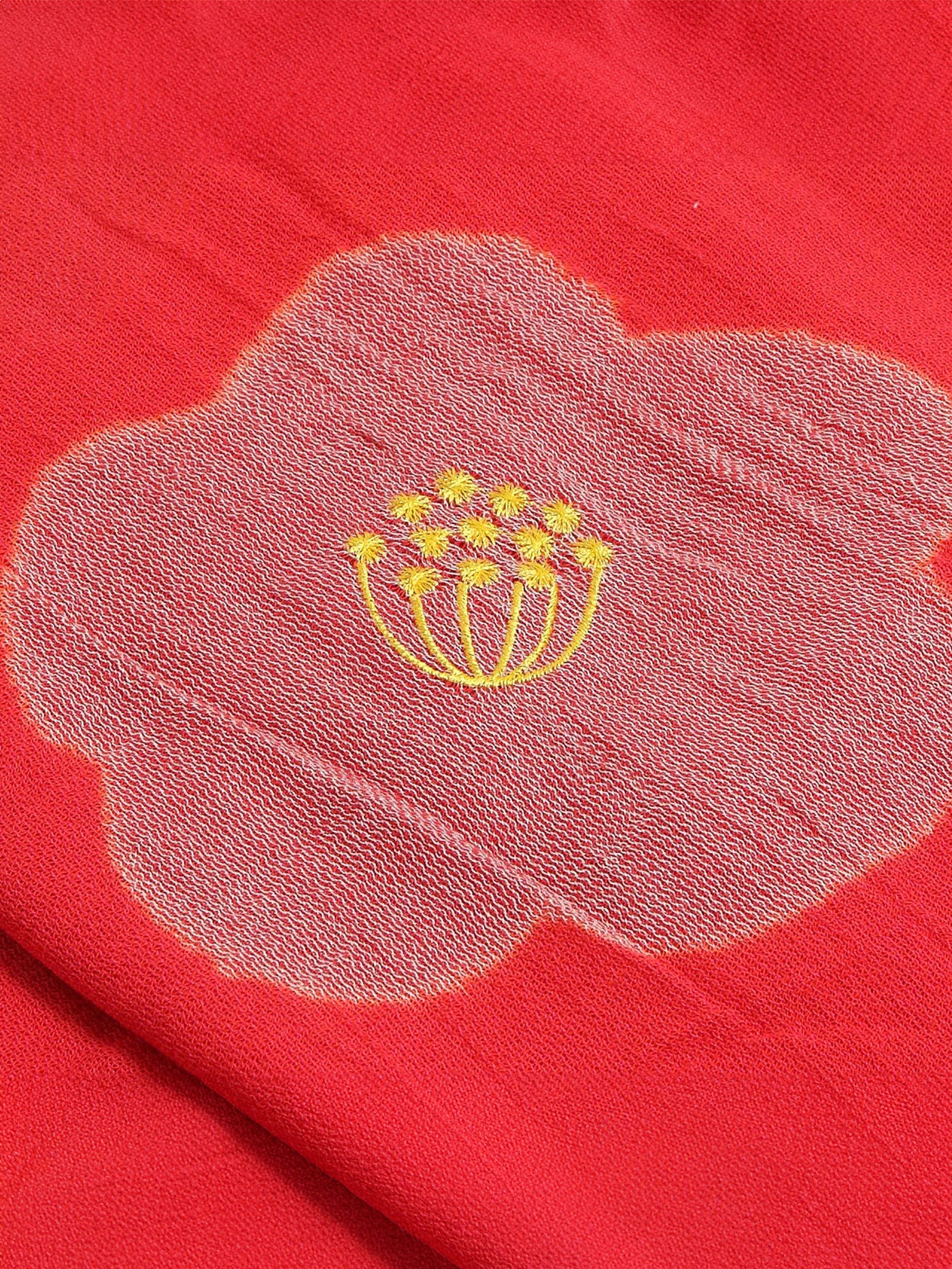 Écharpe en coton Shibori Camellia