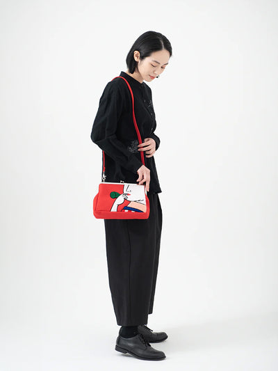 Utamaro Embroidered Clutch