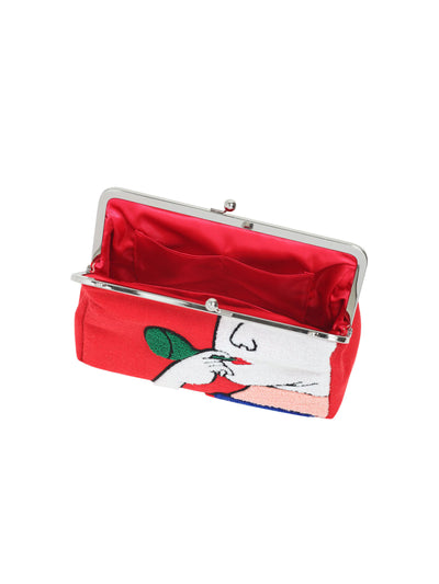 Utamaro Embroidered Clutch