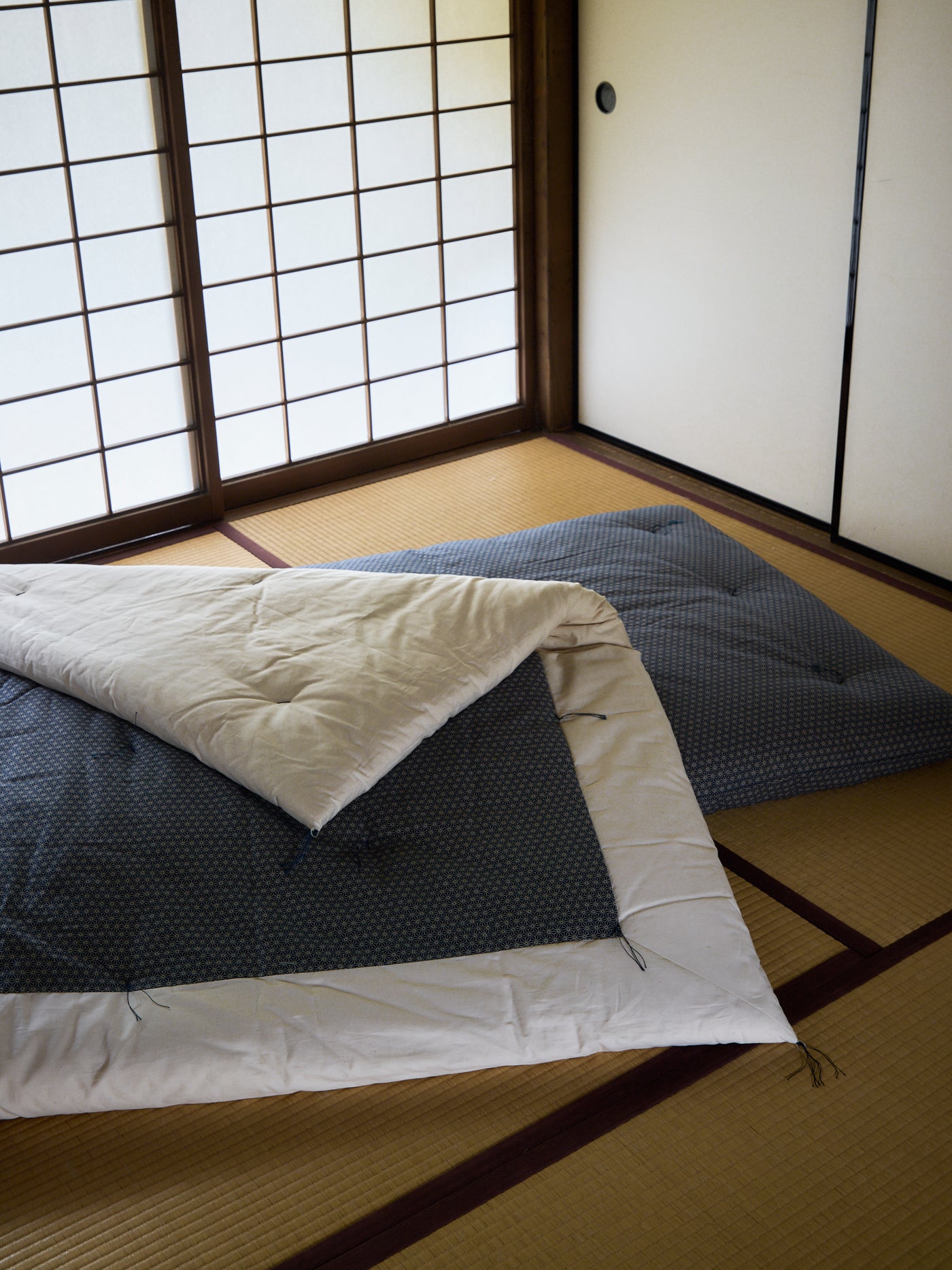 日式天然棉手工棉被