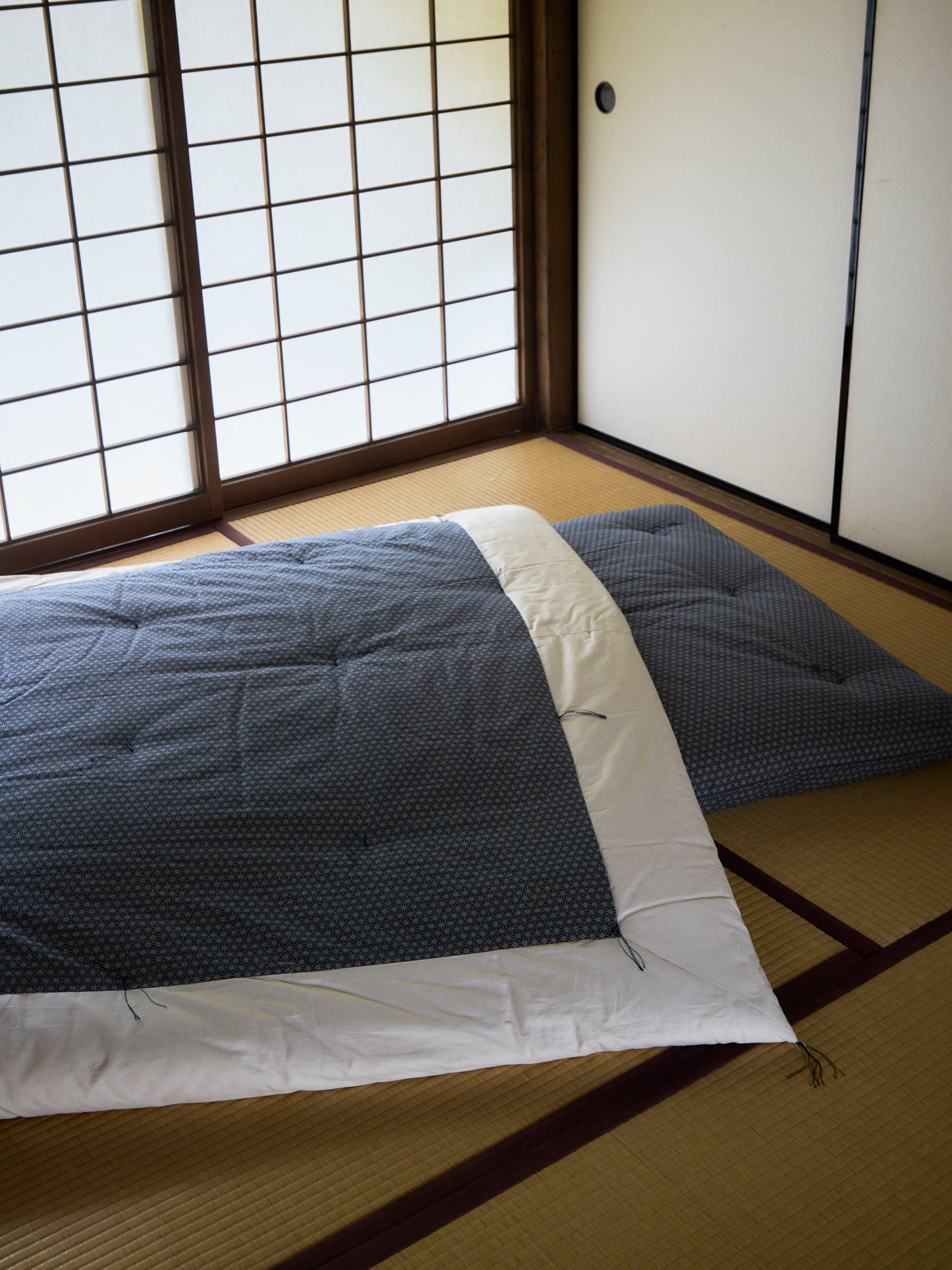 日式天然棉手工棉被