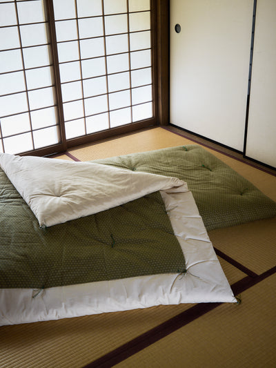 日式天然棉手工棉被