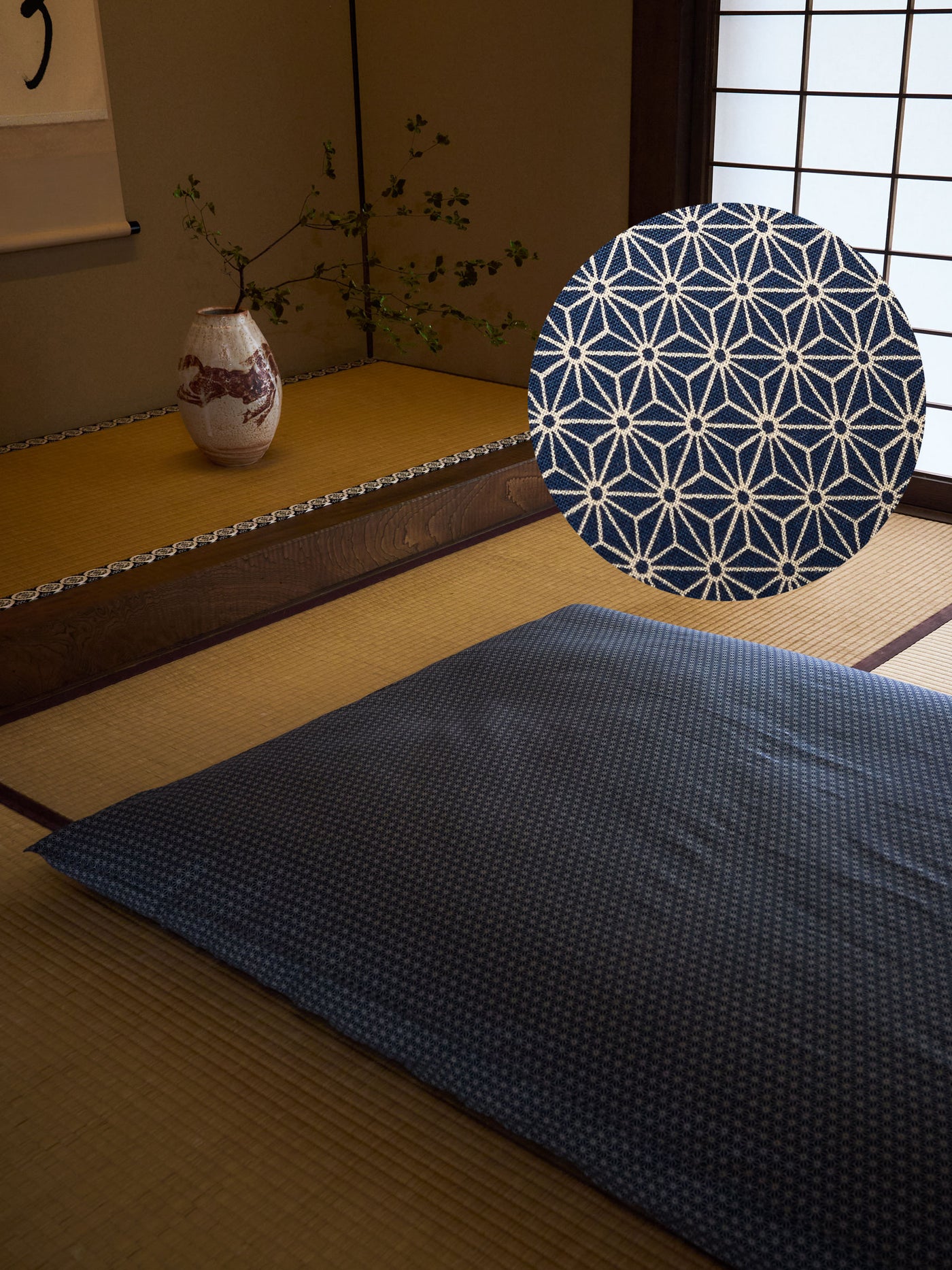 Matelas Futon Japonais en Coton Naturel 