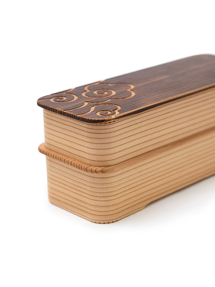 Two-Tier Japanese Cedar Bento Box | Japan Objects Store