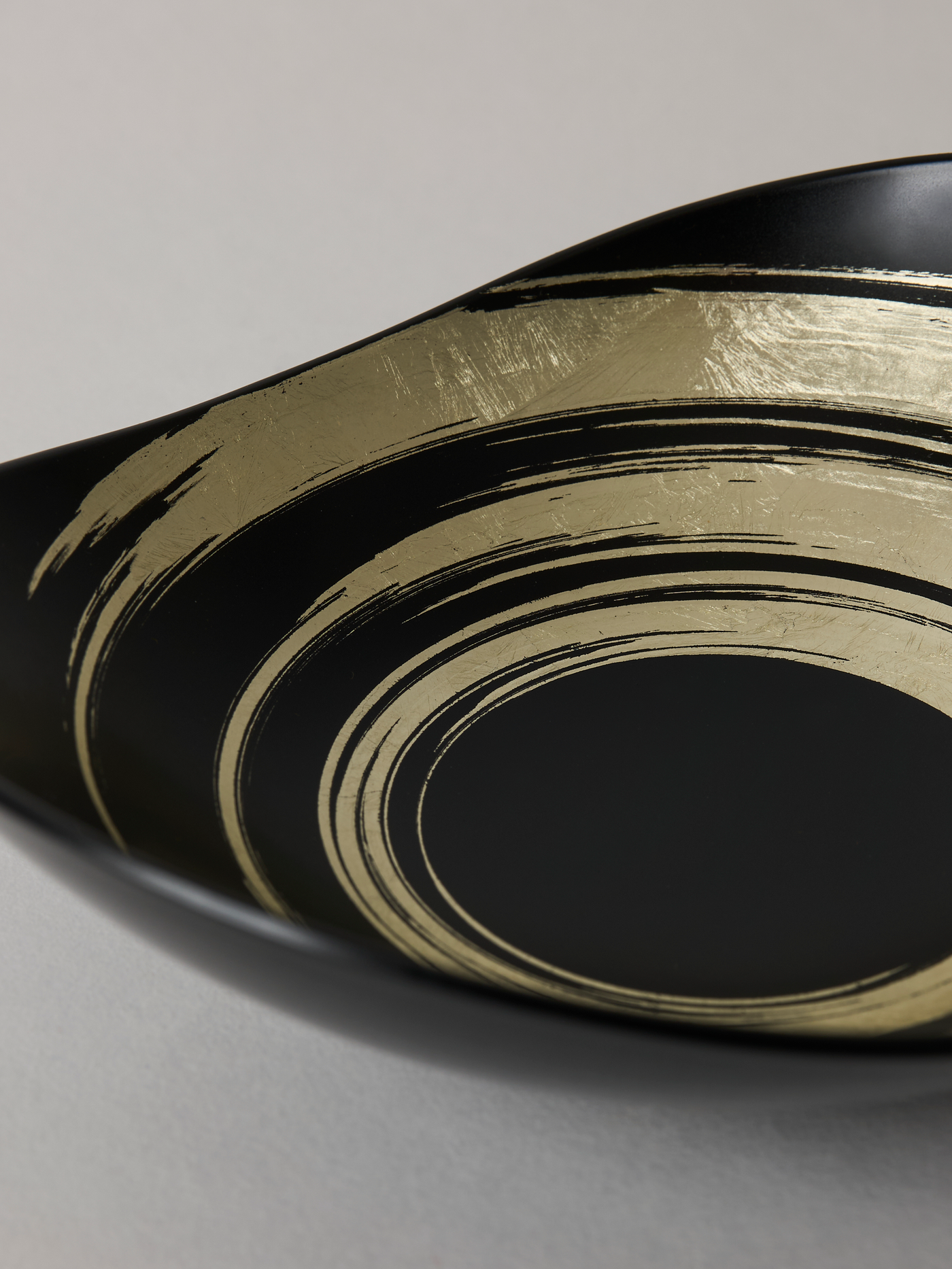 Gold Leaf Lacquer Bowl Set by Hakuza