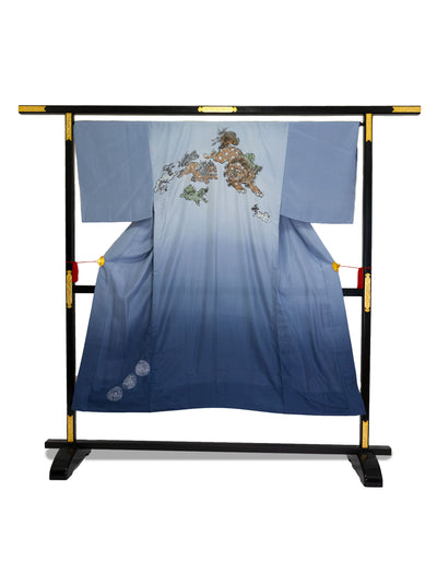 Vintage Inu Men's Nagajuban Silk Robe