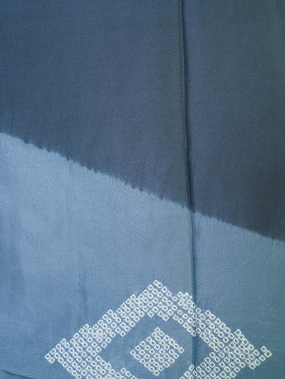Peignoir Nagajuban Vintage Shibori Bleu pour Homme
