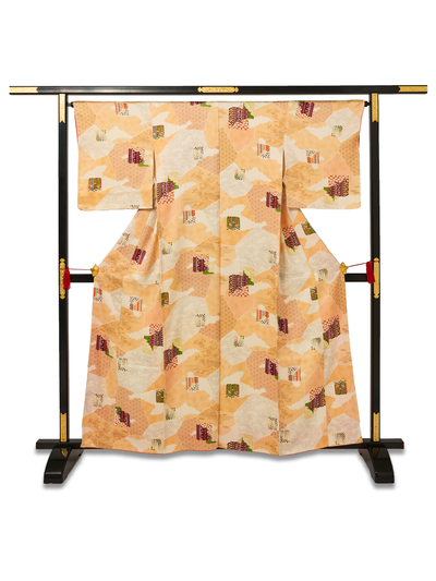 Women's Vintage Wisteria Silk Japanese Kimono