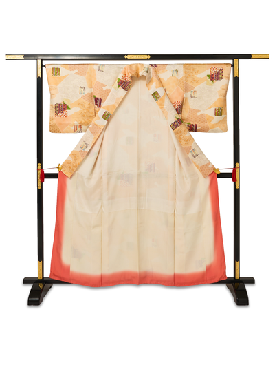 Women's Vintage Wisteria Silk Japanese Kimono