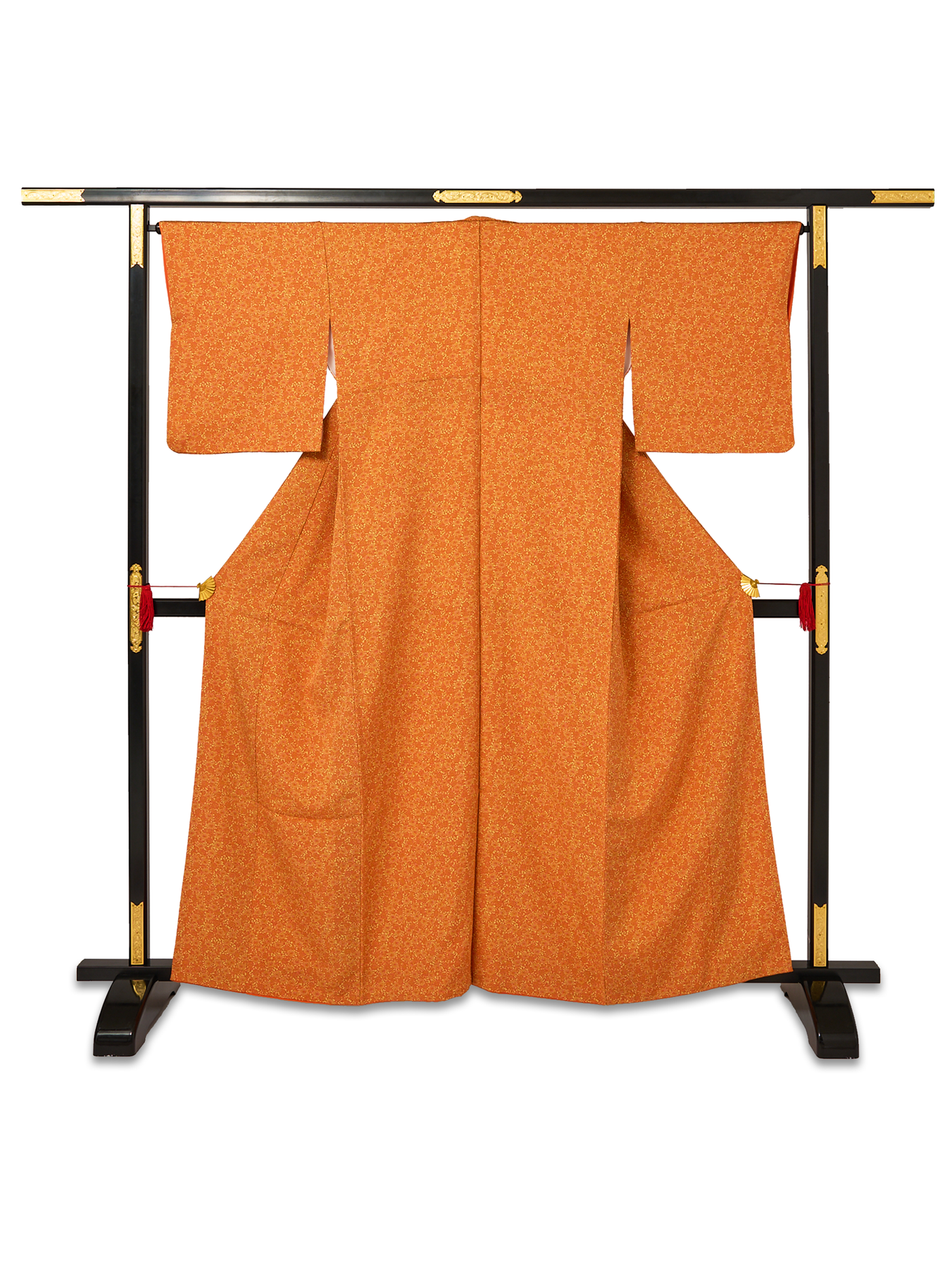 Women's Vintage Akahana Silk Japanese Kimono