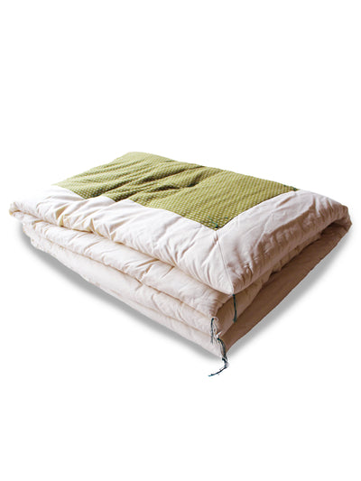 Natural Cotton Japanese Futon Mattress & Duvet Set