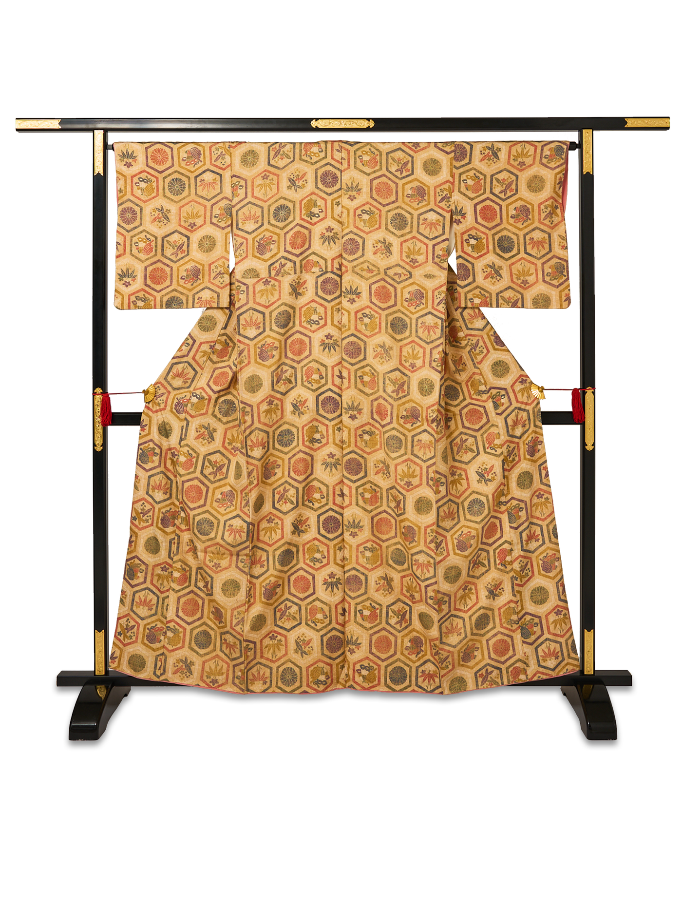 Women's Vintage Kikko Silk Japanese Kimono