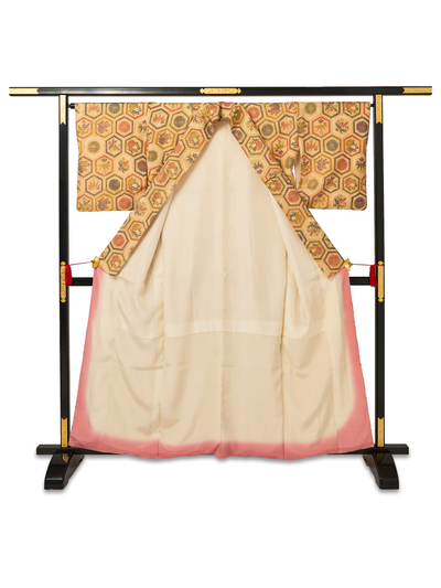 Women's Vintage Kikko Silk Japanese Kimono