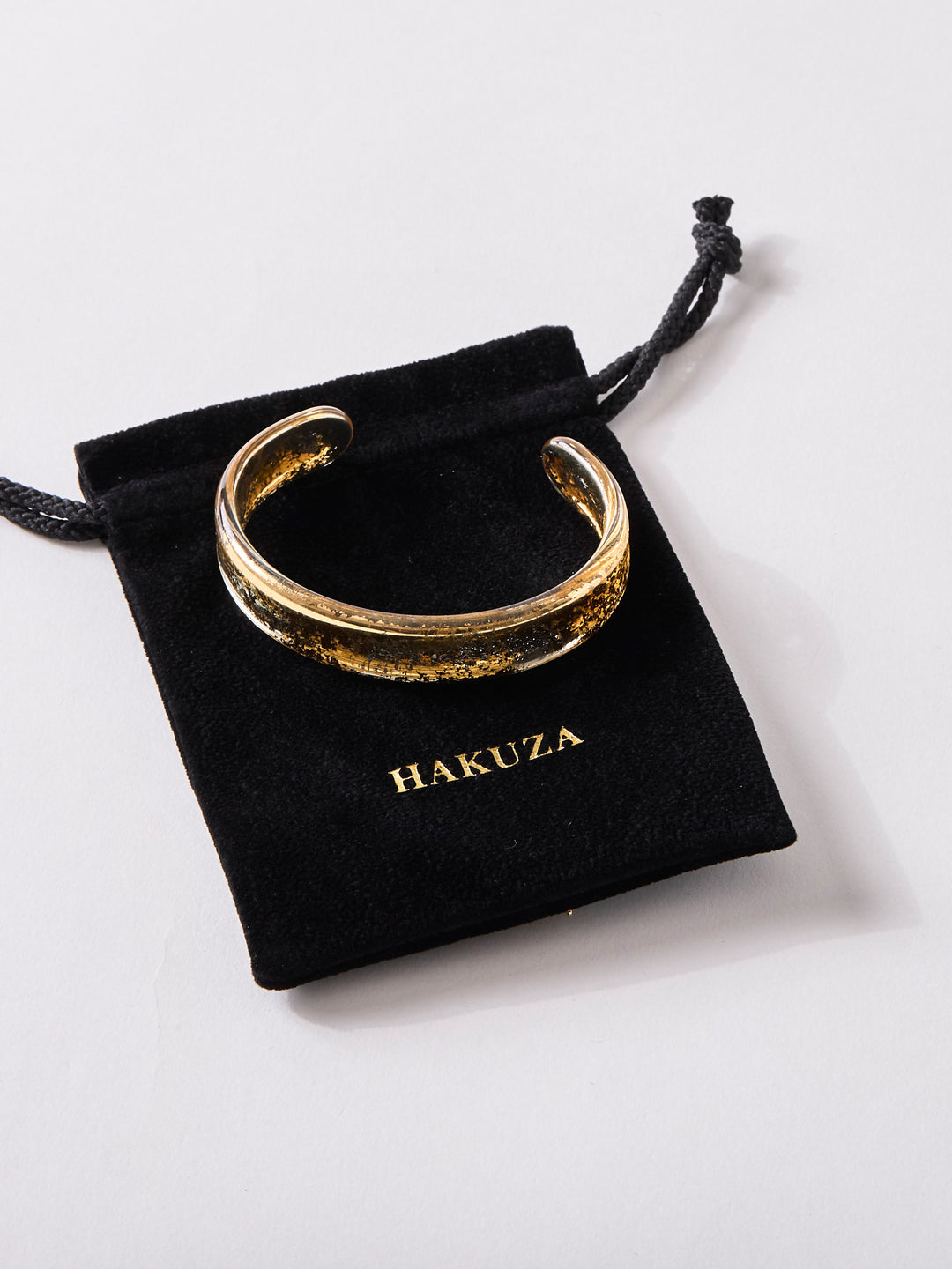 Gold Leaf Bangle by Hakuza | Japan Objects Store