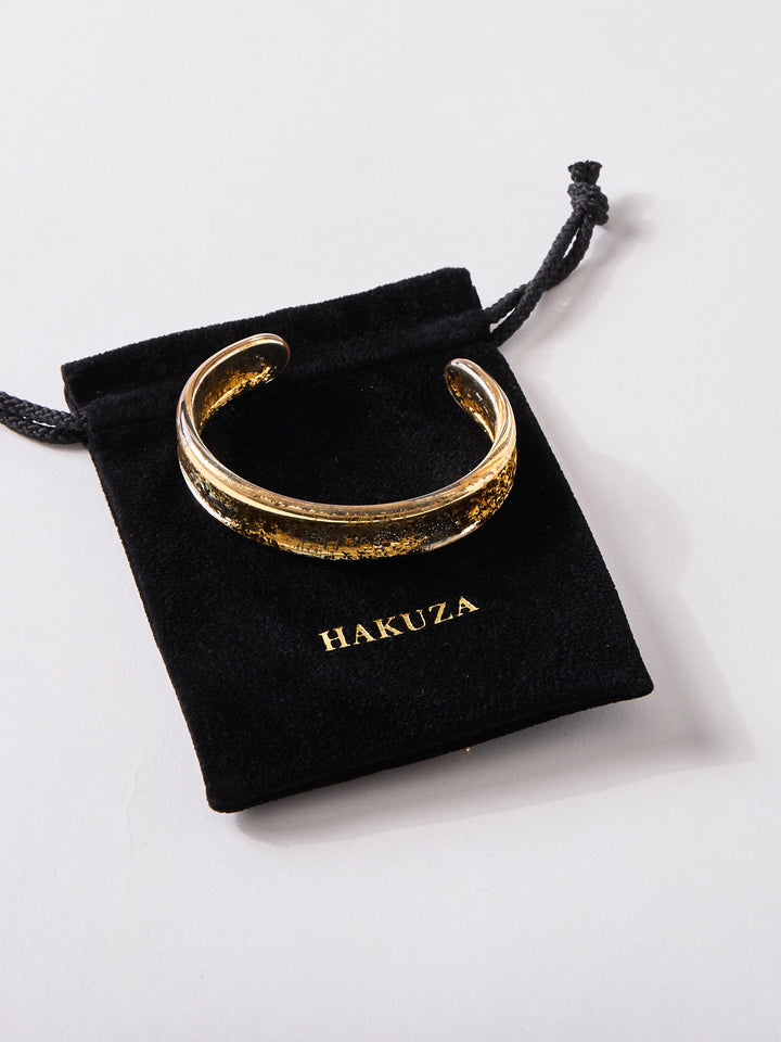 Gold Leaf Bangle by Hakuza | Japan Objects Store