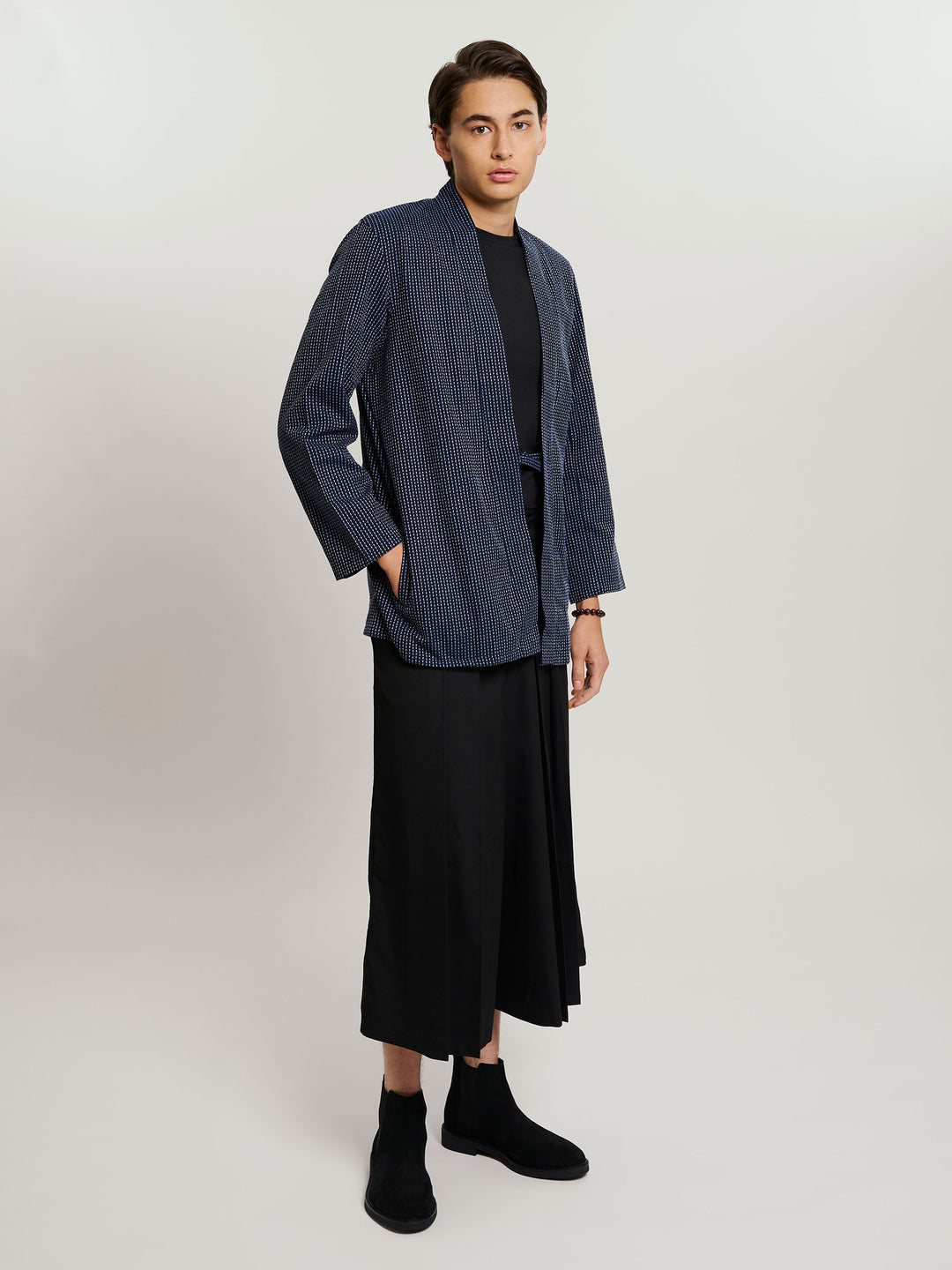 Classic Sashiko Haori Kimono Jacket by Mikeshi | Japan Objects Store