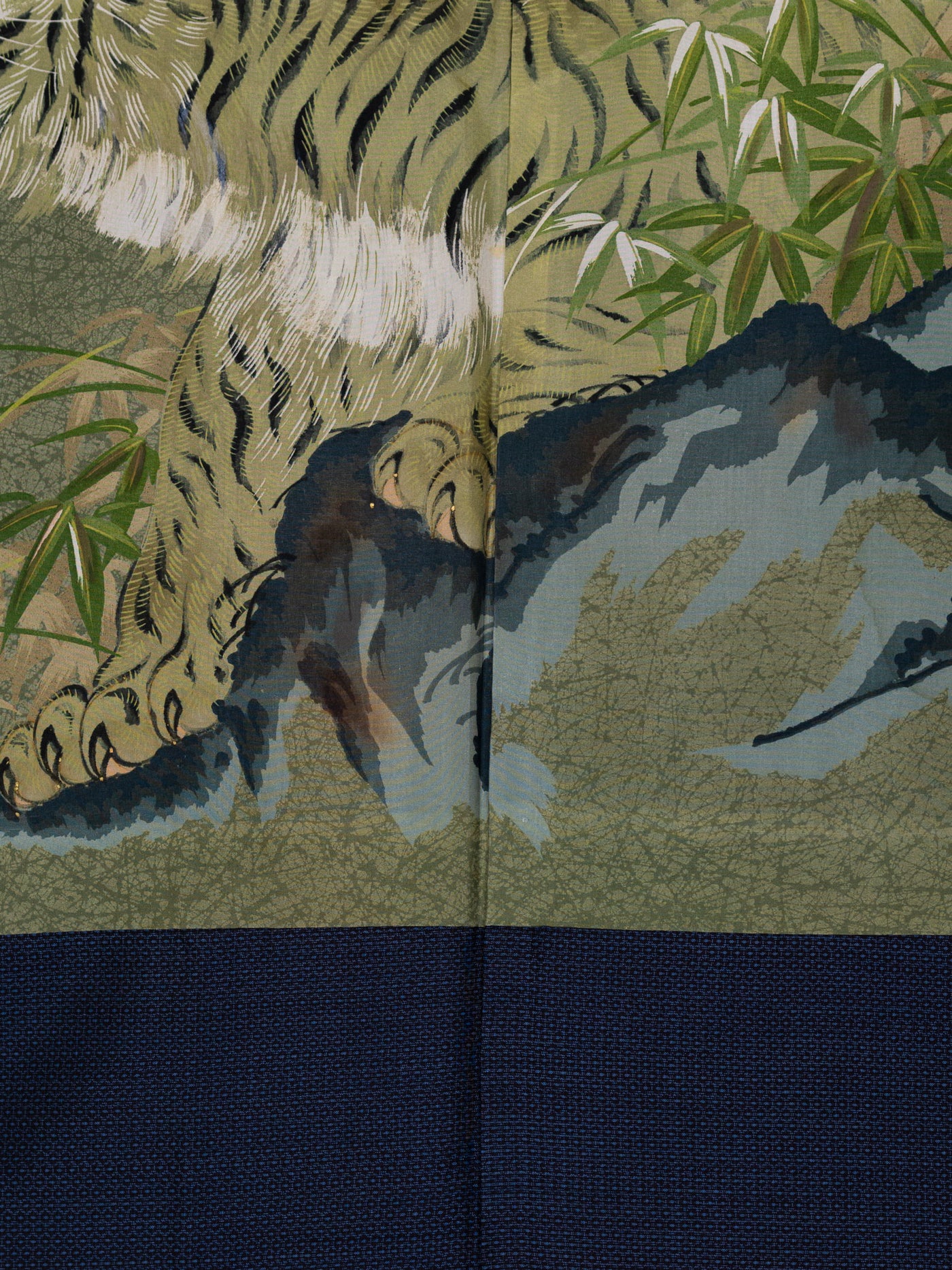 Veste Haori Vintage Jungle pour Homme