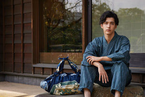 Japan Objects Store Seigaiha Men’s Kimono Jacket