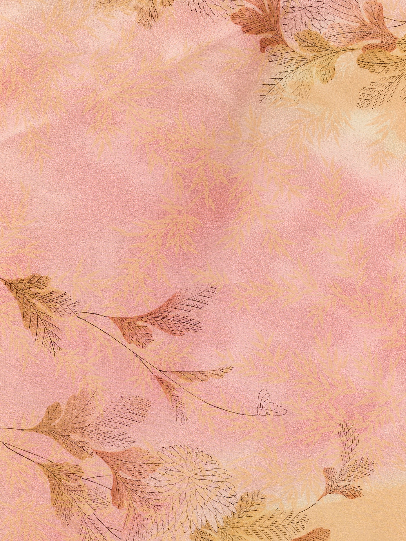Women's Vintage Kiku Silk Japanese Kimono