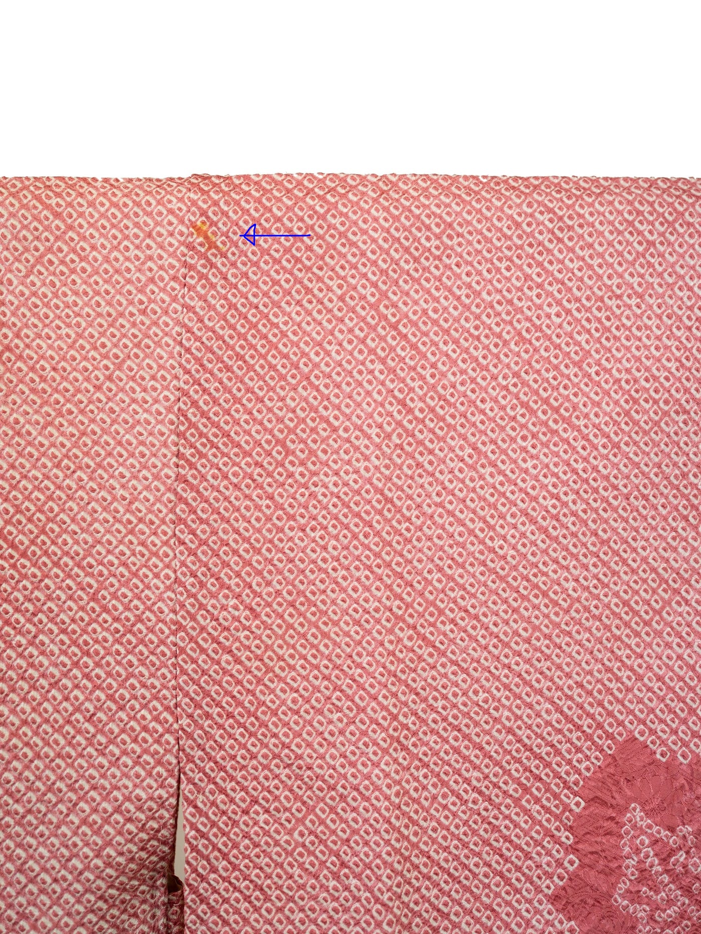 Veste Haori Vintage Shibori Rose pour Femme
